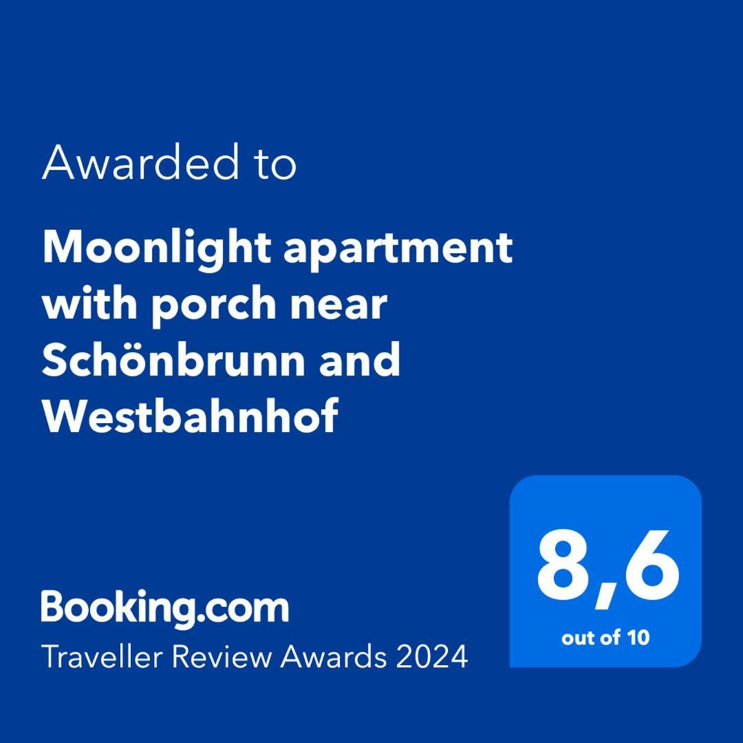 Moonlight Apartment With Porch Near Schoenbrunn And Westbahnhof Wien Exteriör bild